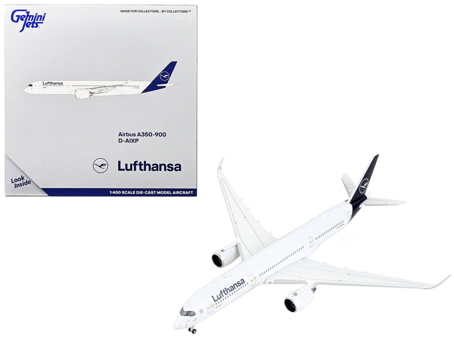 Airbus A350-900 Commercial Aircraft "Lufthansa - D-AIXP" White - Premium Aircrafts and War Planes from GeminiJets - Just $96.99! Shop now at Rapidvehicles