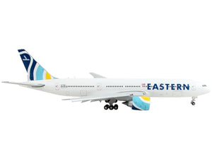 Boeing 777-200ER Commercial Aircraft with Flaps Down "Eastern Air Lines" White with Striped Tail 1/400 Diecast Model Airplane by GeminiJets - Premium Boeing from GeminiJets - Just $89.99! Shop now at Rapidvehicles