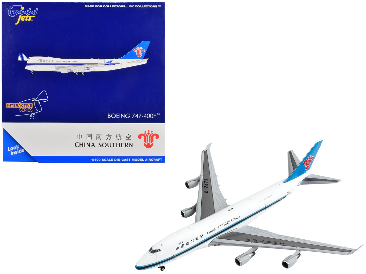 Boeing 747-400F Commercial Aircraft "China Southern Cargo" White - Premium Boeing from GeminiJets - Just $94.49! Shop now at Rapidvehicles