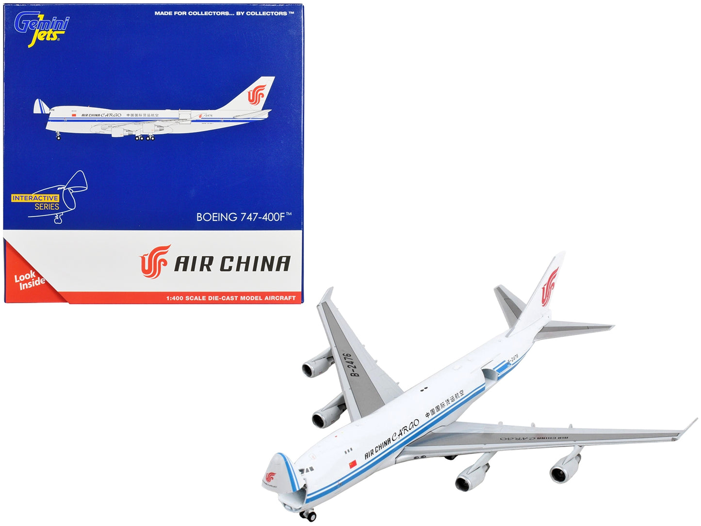 Boeing 747-400F Commercial Aircraft "Air China Cargo" White with - Premium Boeing from GeminiJets - Just $94.49! Shop now at Rapidvehicles