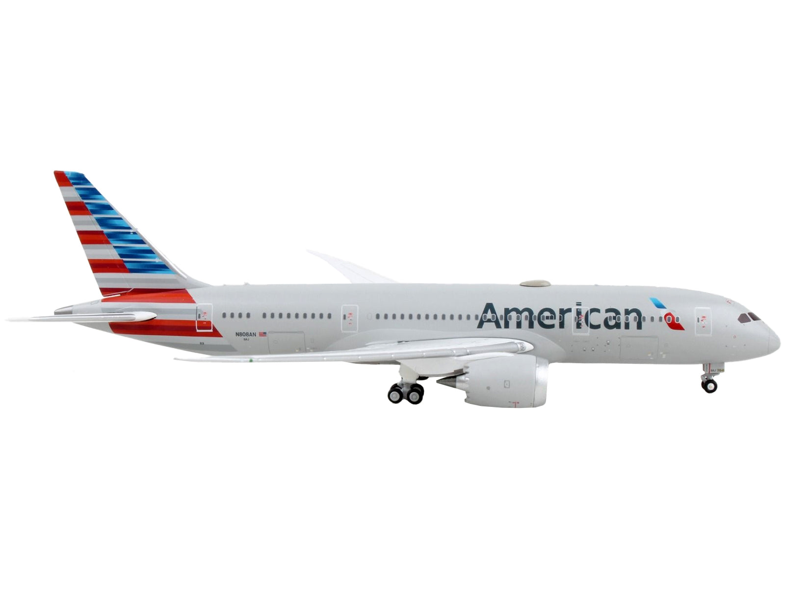 Boeing 787-8 Commercial Aircraft "American Airlines" Gray with Striped Tail 1/400 Diecast Model Airplane by GeminiJets - Premium Boeing from GeminiJets - Just $76.99! Shop now at Rapidvehicles