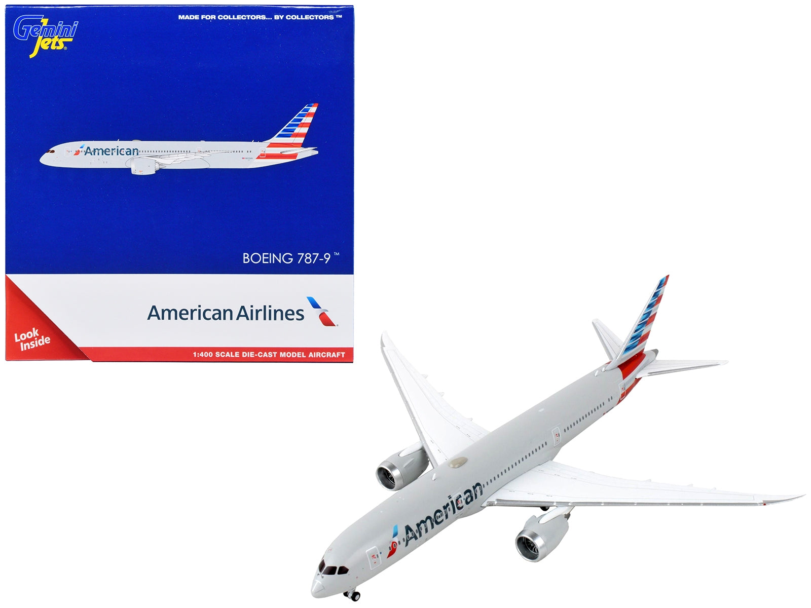 Boeing 787-9 Commercial Aircraft "American Airlines" Gray 1/400 Diecast Model Airplane by GeminiJets - Premium Boeing from GeminiJets - Just $76.99! Shop now at Rapidvehicles