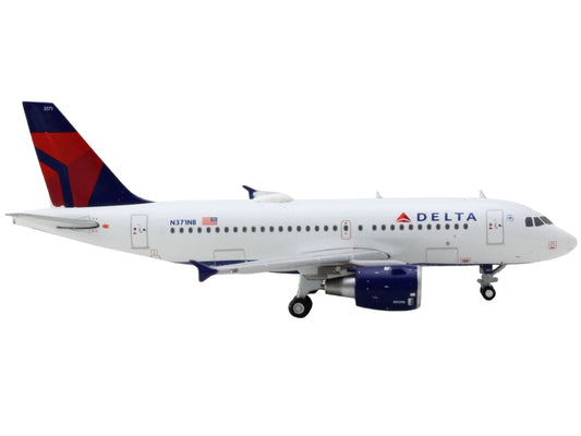 Airbus A319 Commercial Aircraft "Delta Air Lines" White with Blue and Red Tail 1/400 Diecast Model Airplane by GeminiJets - Premium Aircrafts and War Planes from GeminiJets - Just $66.28! Shop now at Rapidvehicles