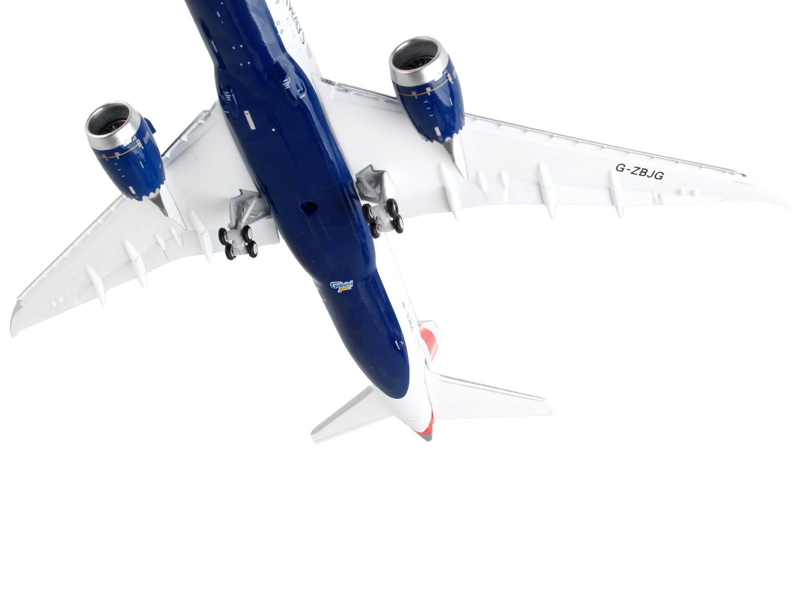 Boeing 787-8 Commercial Aircraft with Flaps Down "British Airways" White with Tail Stripes 1/400 Diecast Model Airplane by GeminiJets - Premium Boeing from GeminiJets - Just $78.99! Shop now at Rapidvehicles