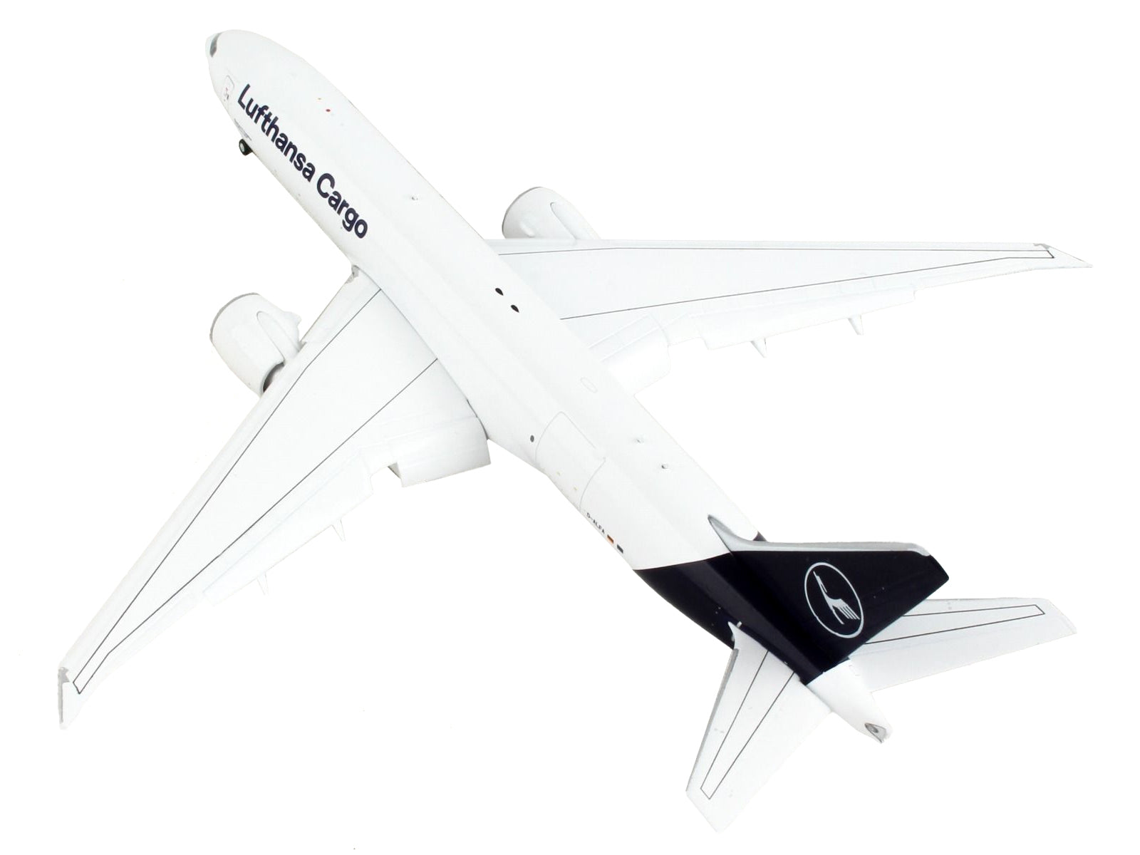 Boeing 777F Commercial Aircraft with Flaps Down "Lufthansa Cargo" White with Dark Blue Tail 1/400 Diecast Model Airplane by GeminiJets - Premium Boeing from GeminiJets - Just $85.99! Shop now at Rapidvehicles