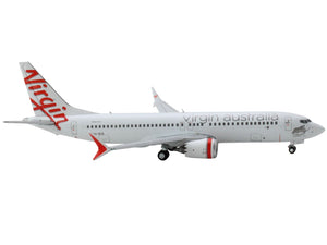 Boeing 737 MAX 8 Commercial Aircraft "Virgin Australia" White with Red Tail Graphics 1/400 Diecast Model Airplane by GeminiJets - Premium Boeing from GeminiJets - Just $64.99! Shop now at Rapidvehicles