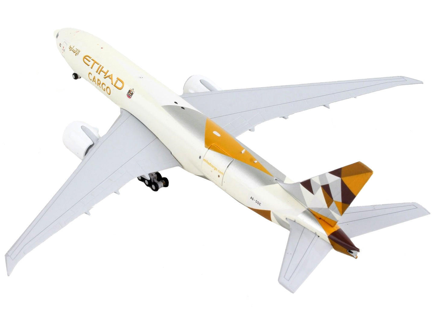 Boeing 777F Commercial Aircraft "Etihad Cargo" Beige with - Premium Boeing from GeminiJets - Just $104.99! Shop now at Rapidvehicles