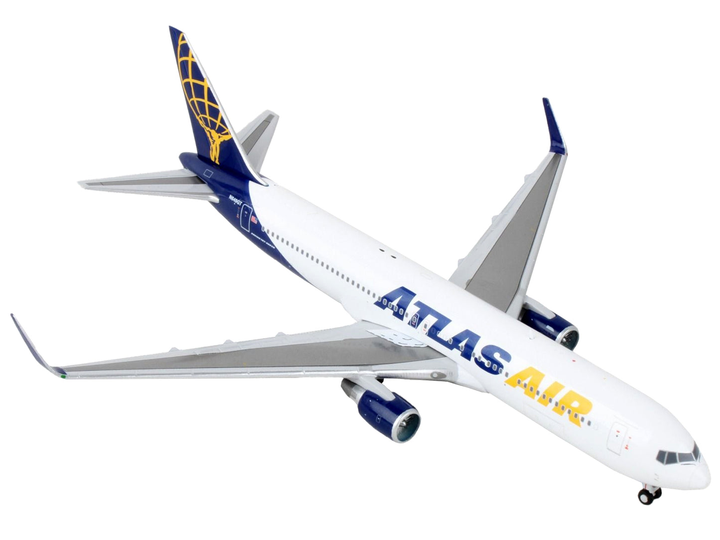 Boeing 767-300ER Commercial Aircraft "Atlas Air" White and Blue - Premium Boeing from GeminiJets - Just $79.19! Shop now at Rapidvehicles