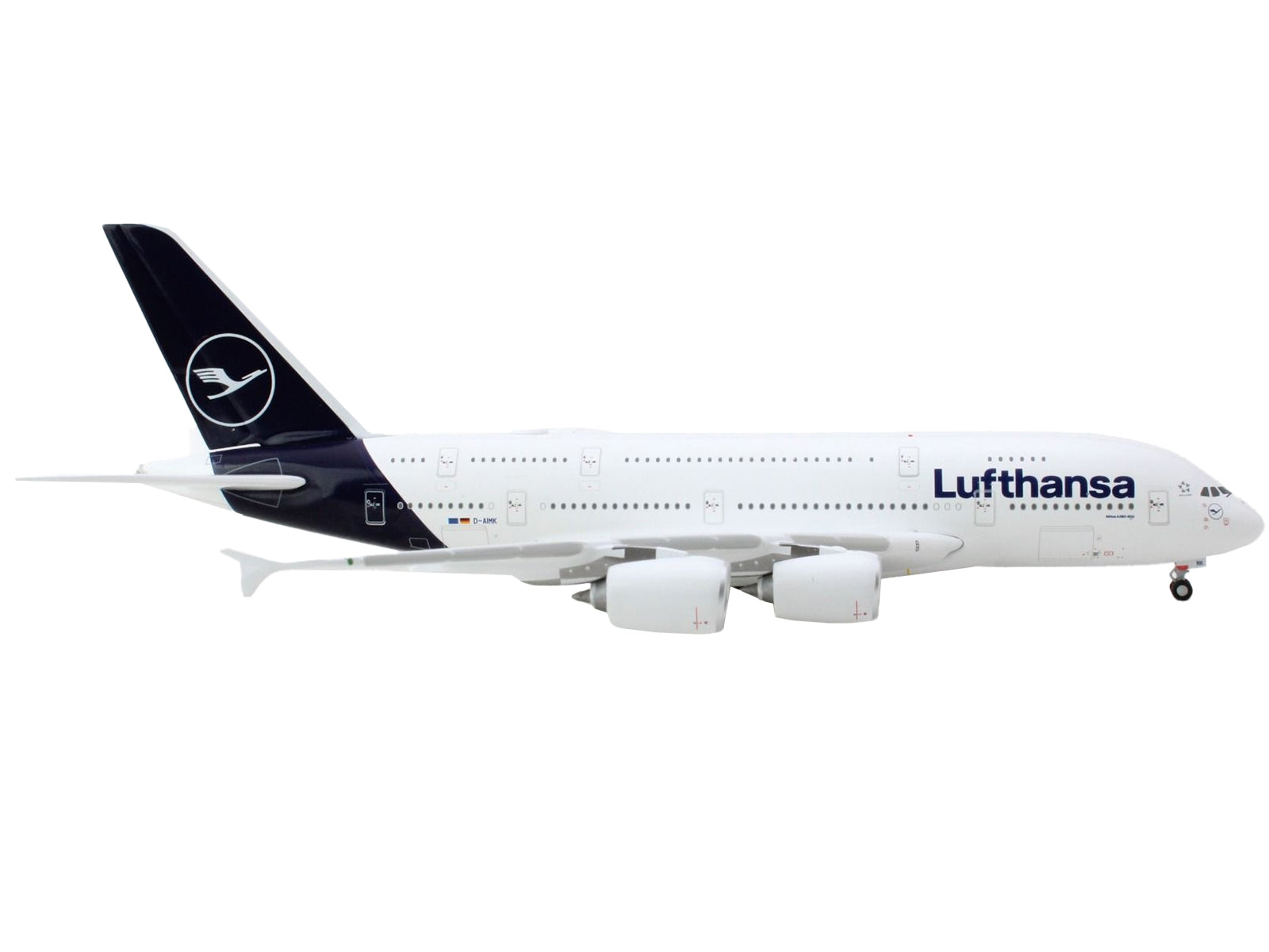 Airbus A380 Commercial Aircraft "Lufthansa" White with Blue Tail 1/400 Diecast Model Airplane by GeminiJets - Premium Aircrafts and War Planes from GeminiJets - Just $90.66! Shop now at Rapidvehicles