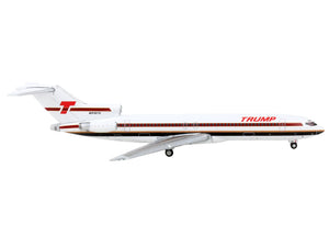 Boeing 727-200 Commercial Aircraft "Trump Shuttle" White with Red Stripes 1/400 Diecast Model Airplane by GeminiJets - Premium Boeing from GeminiJets - Just $64.99! Shop now at Rapidvehicles