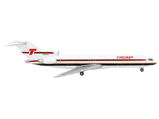 Boeing 727-200 Commercial Aircraft "Trump Shuttle" White with Red - Premium Boeing from GeminiJets - Just $76.99! Shop now at Rapidvehicles