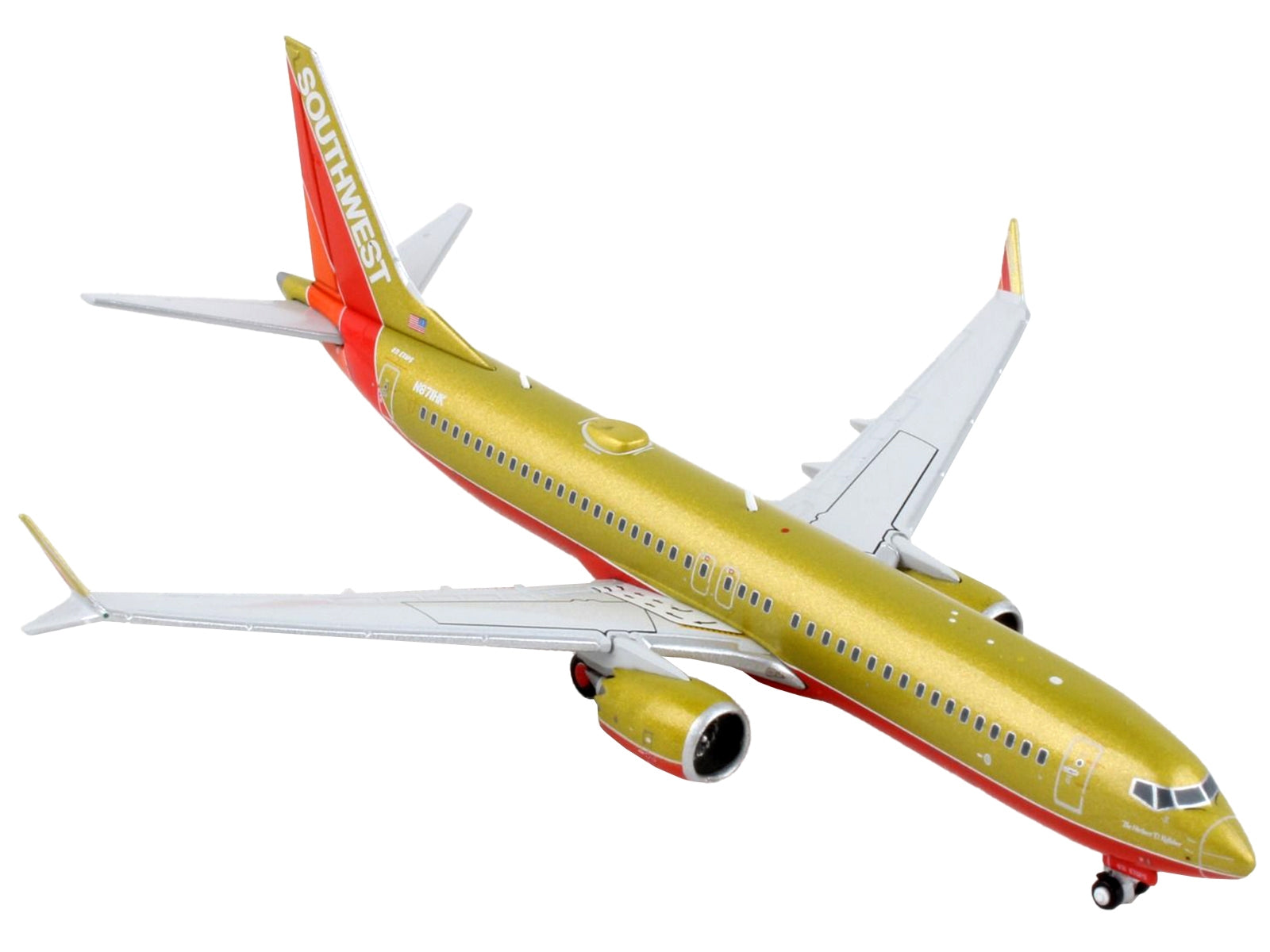 Boeing 737 MAX 8 Commercial Aircraft "Southwest Airlines" Gold with Red Stripes 1/400 Diecast Model Airplane by GeminiJets - Premium Boeing from GeminiJets - Just $64.99! Shop now at Rapidvehicles