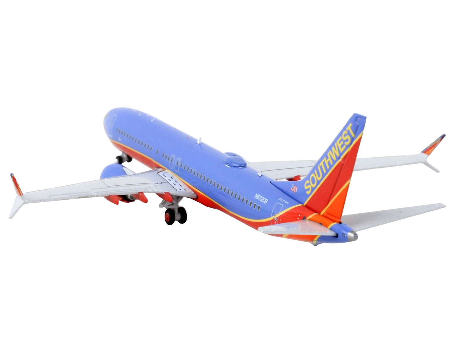 Boeing 737 MAX 8 Commercial Aircraft "Southwest Airlines" Canyon Blue with Red Stripes 1/400 Diecast Model Airplane by GeminiJets - Premium Boeing from GeminiJets - Just $74.99! Shop now at Rapidvehicles