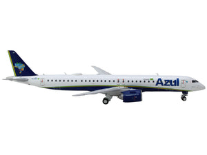 Embraer E195-E2 Commercial Aircraft "Azul Brazilian Airlines" (PS-AEH) White with Blue Tail 1/400 Diecast Model Airplane by GeminiJets - Premium Embraer from GeminiJets - Just $63.72! Shop now at Rapidvehicles