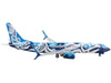 Boeing 737-800 Commercial Aircraft "Alaska Airlines - Salmon People Livery" Blue and White 1/400 Diecast Model Airplane by GeminiJets - Premium Boeing from GeminiJets - Just $66.99! Shop now at Rapidvehicles