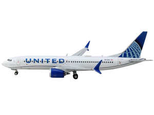 Boeing 737 MAX 8 Commercial Aircraft "United Airlines" (N17265) White with Blue Tail 1/400 Diecast Model Airplane by GeminiJets - Premium Boeing from GeminiJets - Just $70.13! Shop now at Rapidvehicles