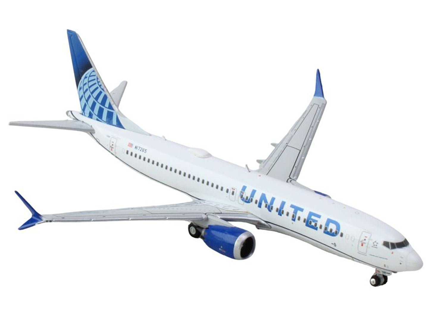 Boeing 737 MAX 8 Commercial Aircraft "United Airlines" (N17265) - Premium Boeing from GeminiJets - Just $76.49! Shop now at Rapidvehicles