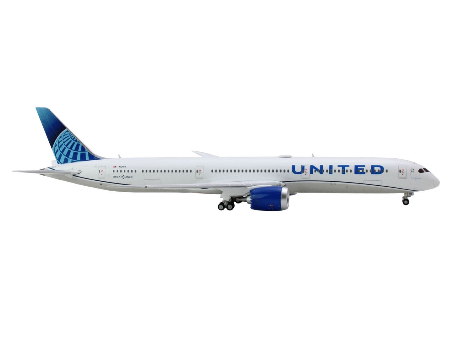 Boeing 787-10 Dreamliner Commercial Aircraft "United Airlines" (N13014) White with Blue Tail 1/400 Diecast Model Airplane by GeminiJets - Premium Boeing from GeminiJets - Just $85.73! Shop now at Rapidvehicles