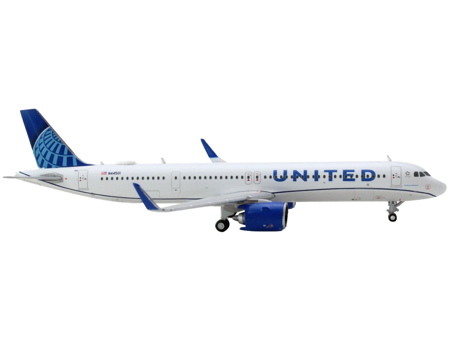 Airbus A321neo Commercial Aircraft "United Airlines" White with Blue Tail 1/400 Diecast Model Airplane by GeminiJets - Premium Aircrafts and War Planes from GeminiJets - Just $67.57! Shop now at Rapidvehicles