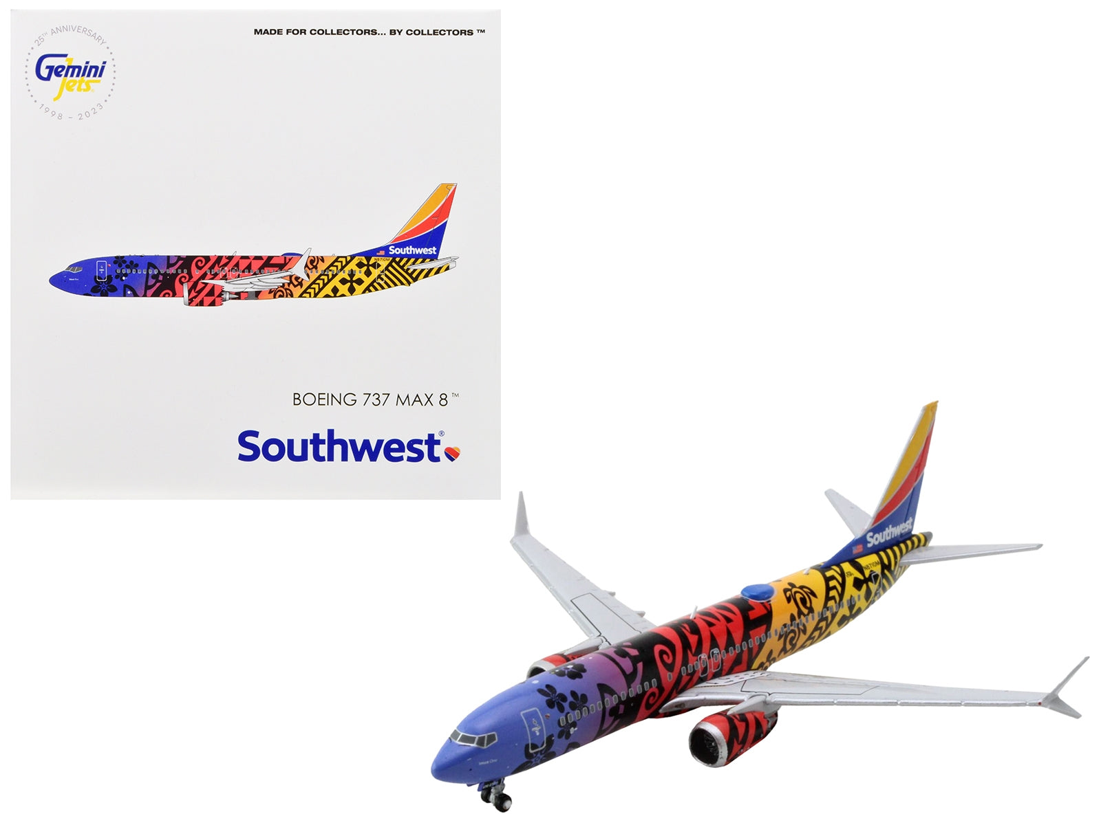 Boeing 737 MAX 8 Commercial Aircraft "Southwest Airlines - Imua One" Hawaiian Theme Livery 1/400 Diecast Model Airplane by GeminiJets - Premium Boeing from GeminiJets - Just $66.28! Shop now at Rapidvehicles