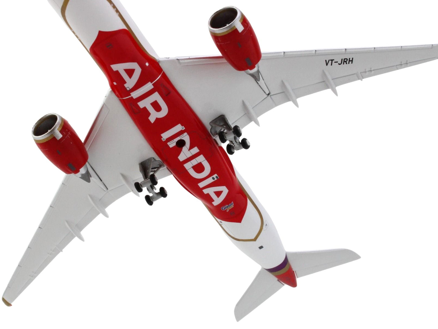 Airbus A350-900 Commercial Aircraft "Air India" (VT-JRH) White with Tail Graphics 1/400 Diecast Model Airplane by GeminiJets - Premium Airbus from GeminiJets - Just $94.49! Shop now at Rapidvehicles