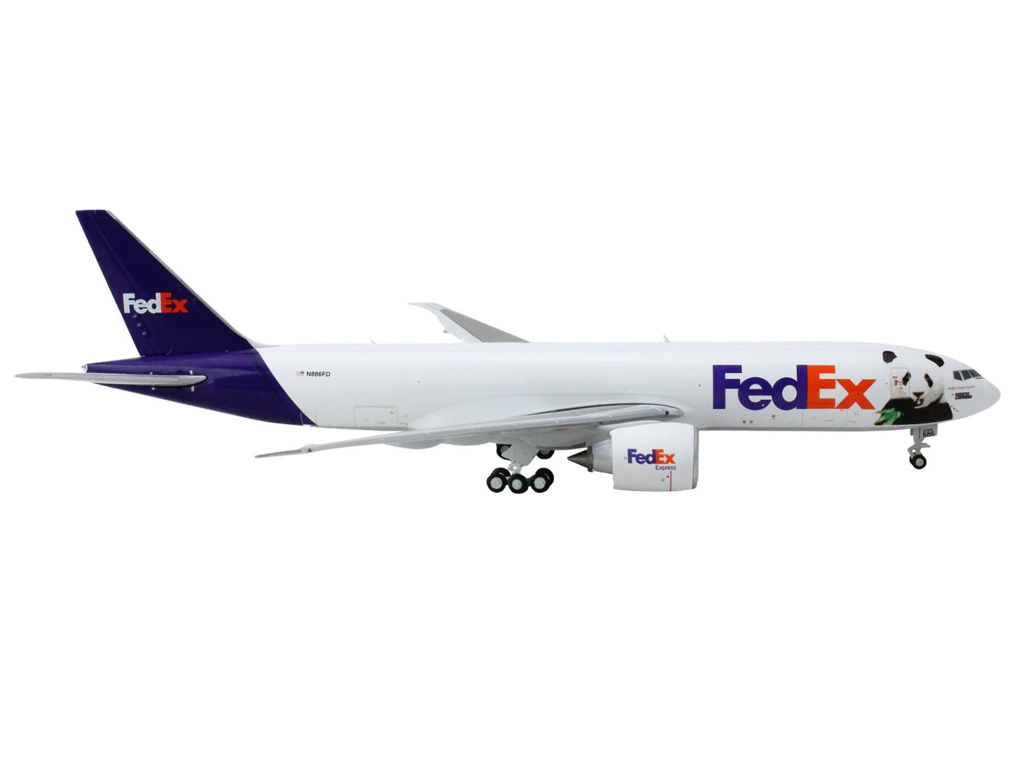 Boeing 777F Commercial Aircraft "Federal Express (FedEx) - Panda