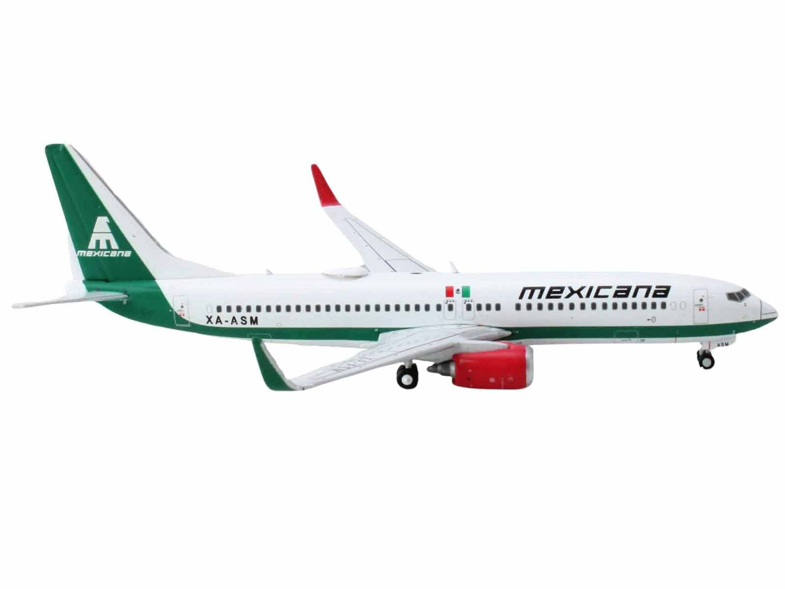 Boeing 737-800 Commercial Aircraft "Mexicana Airlines" (XA-ASM) - Premium Boeing from GeminiJets - Just $79.99! Shop now at Rapidvehicles