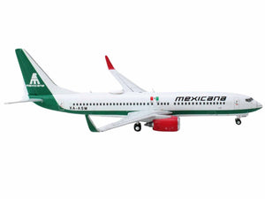 Boeing 737-800 Commercial Aircraft "Mexicana Airlines" (XA-ASM) White with Green Tail 1/400 Diecast Model Airplane by GeminiJets - Premium Boeing from GeminiJets - Just $66.99! Shop now at Rapidvehicles