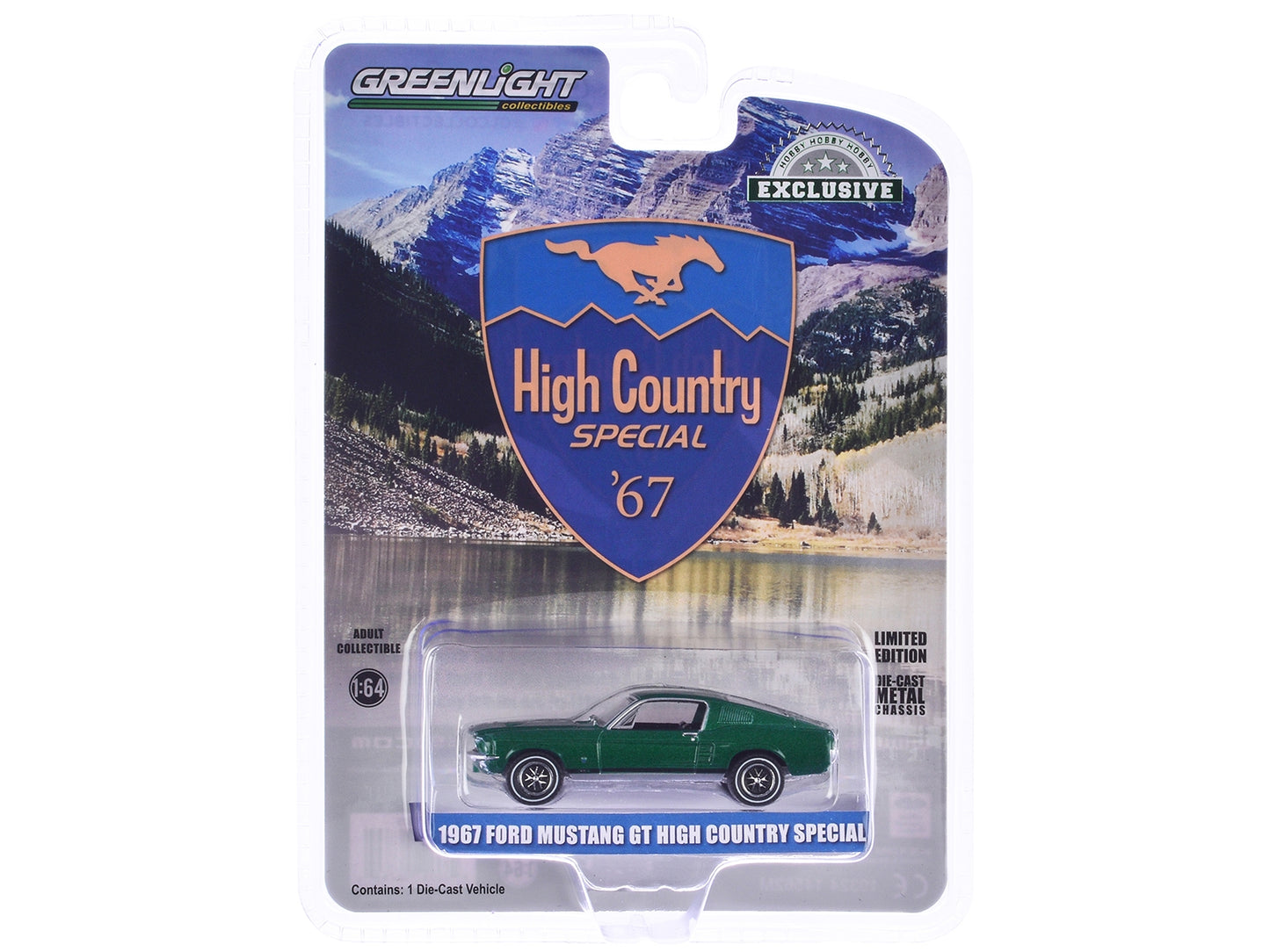 1967 Ford Mustang GT Fastback "High Country Special" Timberline - Premium Mustang Models from Greenlight - Just $21.83! Shop now at Rapidvehicles