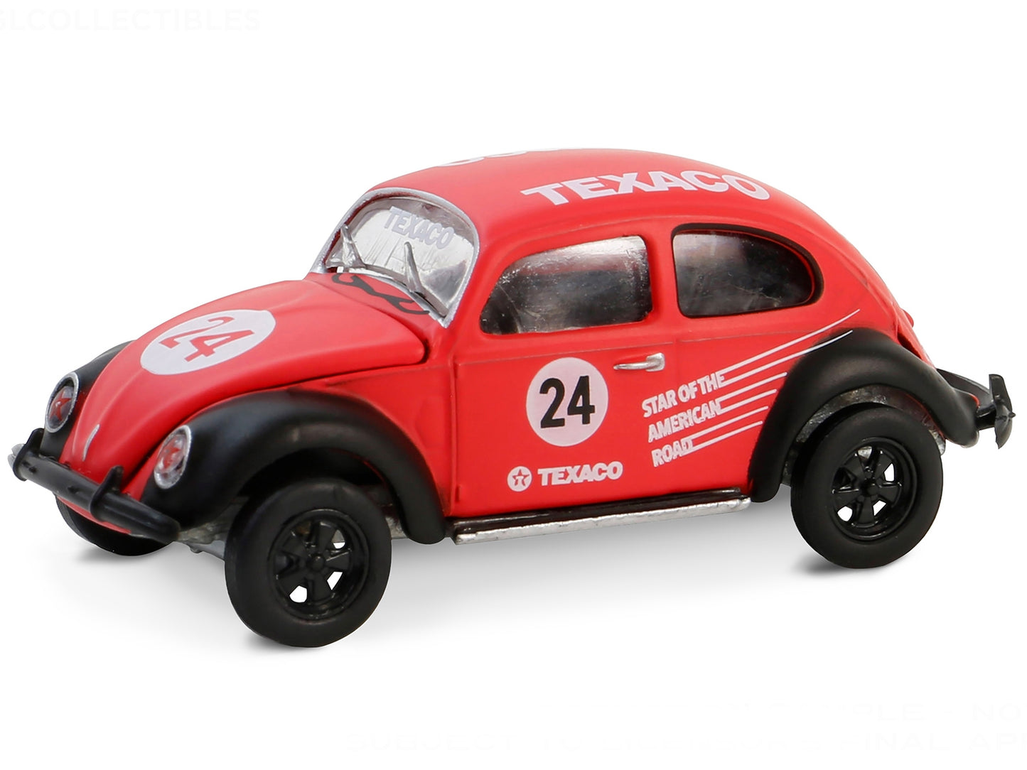 1950 Volkswagen Split Window Beetle #24 Red "Texaco" "Club - Premium Volkswagen Models from Greenlight - Just $28.99! Shop now at Rapidvehicles