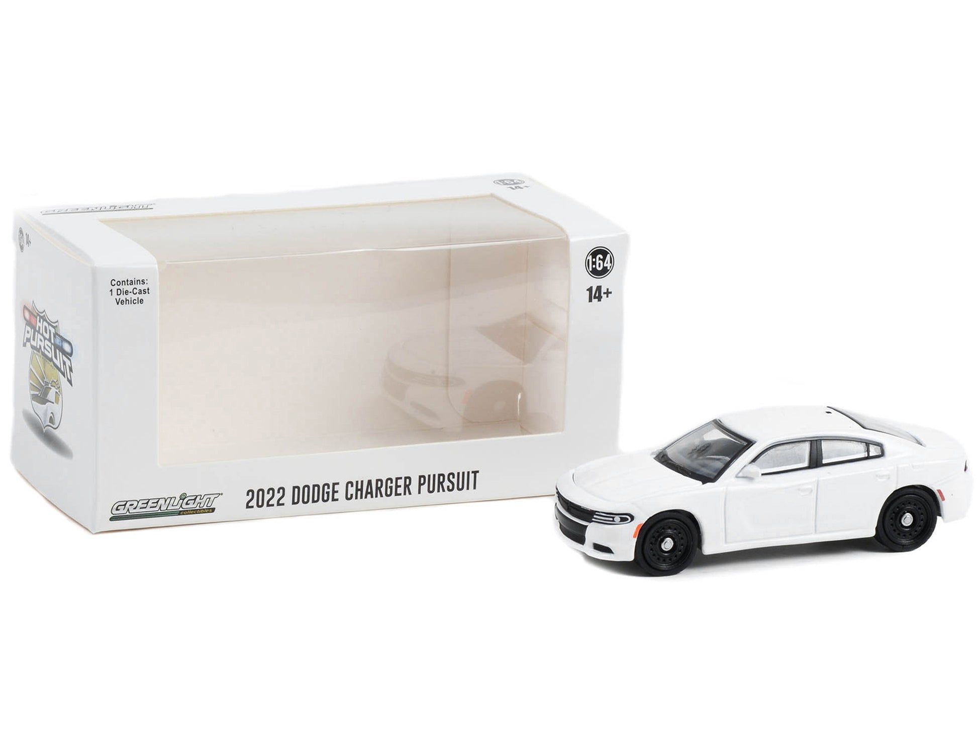 2022 Dodge Charger Pursuit Police Car White "Hot Pursuit" "Hobby - Premium Police Models from Greenlight - Just $26.09! Shop now at Rapidvehicles