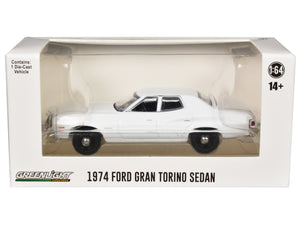 1974-1976 Ford Gran Torino Sedan Police Car White "Hot Pursuit - Hobby Exclusive" Series 1/64 Diecast Model Car by Greenlight - Premium Ford Models from Greenlight - Just $23.45! Shop now at Rapidvehicles