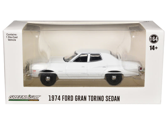 1974-1976 Ford Gran Torino Sedan Police Car White "Hot Pursuit - - Premium Ford Models from Greenlight - Just $26.09! Shop now at Rapidvehicles