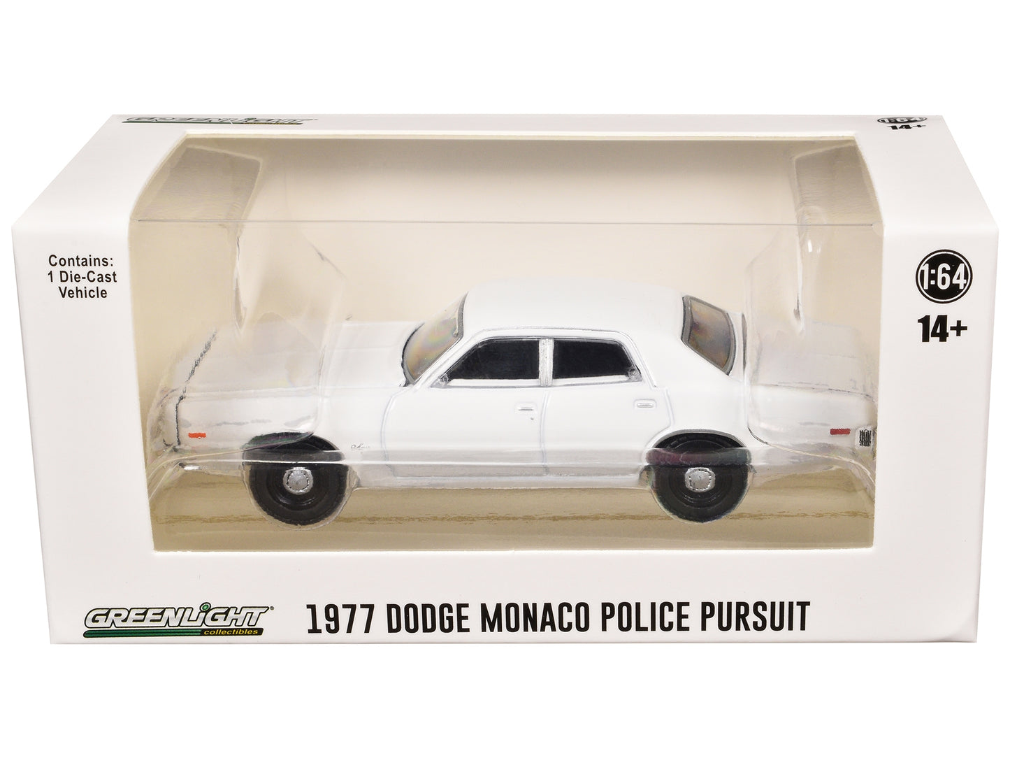 1977-78 Dodge Monaco Police Pursuit White "Hot Pursuit - Hobby - Premium Police Models from Greenlight - Just $26.09! Shop now at Rapidvehicles