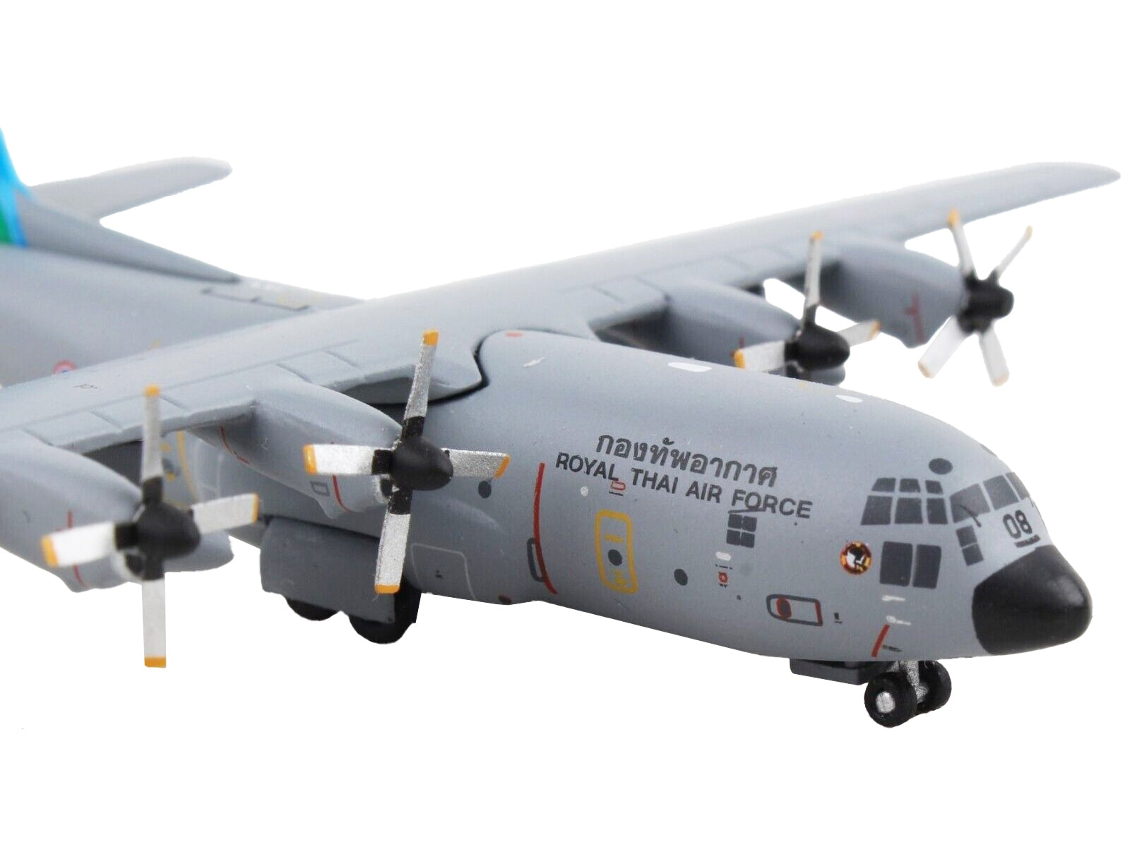 Lockheed C-130H Hercules Transport Aircraft "Royal Thai Air Force (RTAF)-30th Anniversary" Gray "Gemini Macs" Series 1/400 Diecast Model Airplane by GeminiJets - Premium Lockheed from GeminiJets - Just $60.99! Shop now at Rapidvehicles