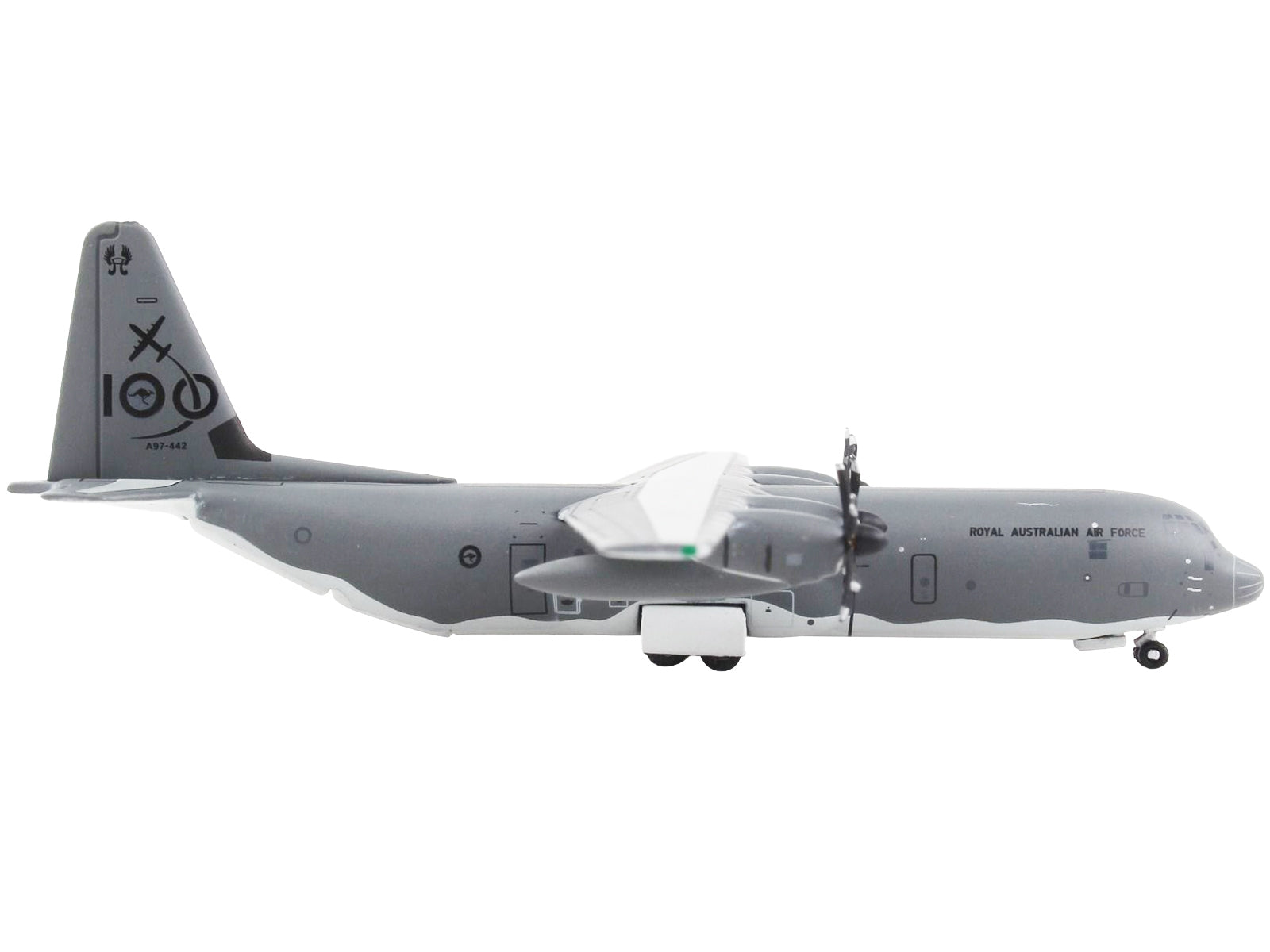 Lockheed C-130J-30 Transport Aircraft "Royal Australian Air Force - 100 Years Cententary" Gray "Gemini Macs" Series 1/400 Diecast Model Airplane by GeminiJets - Premium Lockheed from GeminiJets - Just $55.58! Shop now at Rapidvehicles