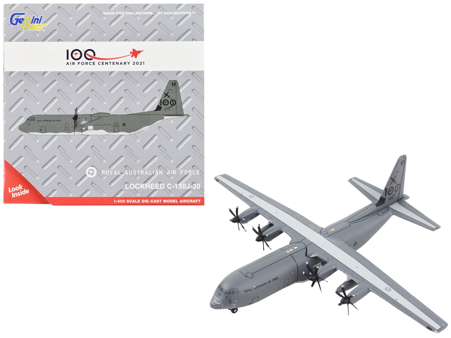 Lockheed C-130J-30 Transport Aircraft "Royal Australian Air Force - Premium Lockheed from GeminiJets - Just $64.79! Shop now at Rapidvehicles