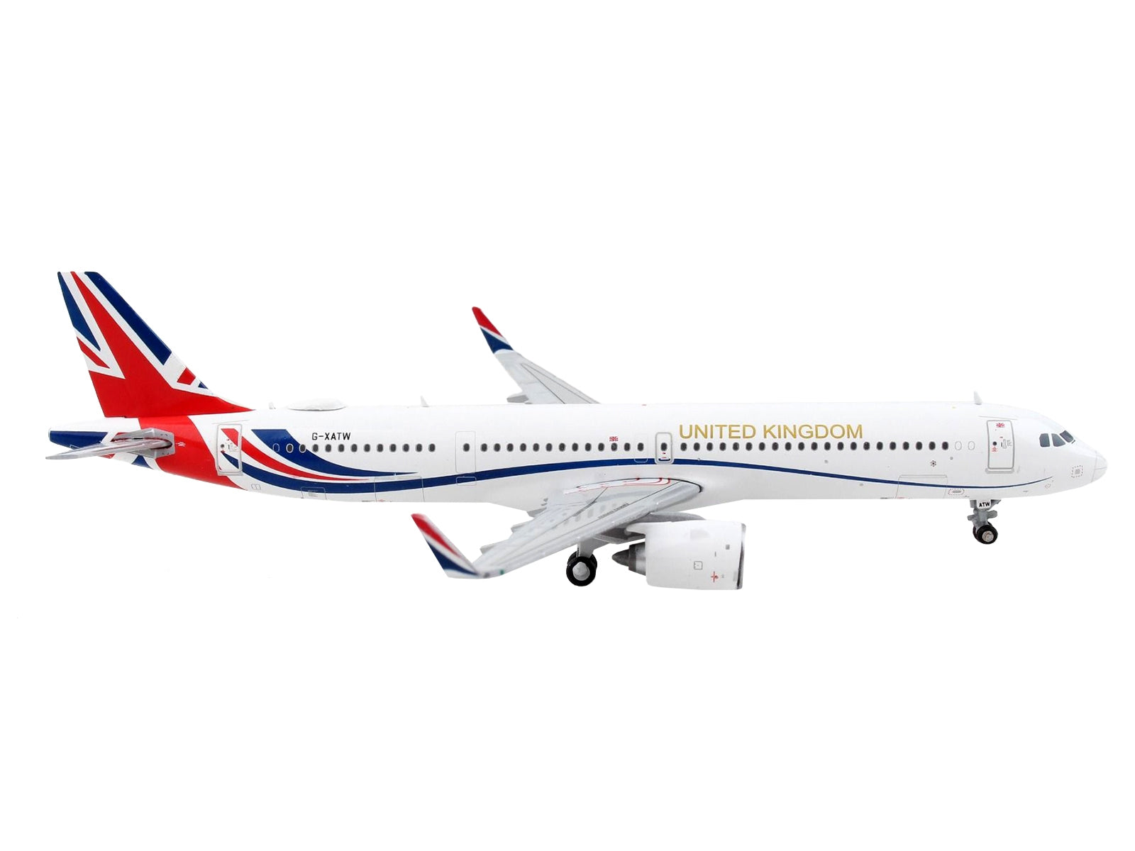 Airbus A321neo Transport Aircraft "Royal Air Force - United Kingdom" White with UK Flag Tail "Gemini Macs" Series 1/400 Diecast Model Airplane by GeminiJets - Premium Aircrafts and War Planes from GeminiJets - Just $63.72! Shop now at Rapidvehicles