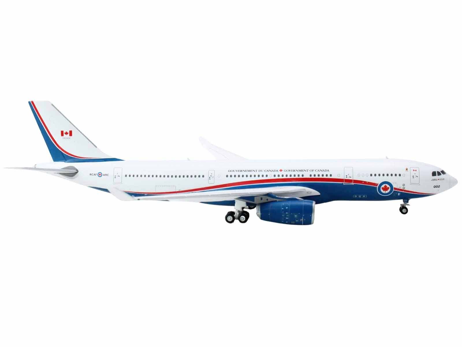 Airbus CC-330 Husky Aircraft "Government of Canada" (330002) White with Blue and Red Stripes "Gemini Macs" Series 1/400 Diecast Model Airplane by GeminiJets - Premium Airbus from GeminiJets - Just $76.99! Shop now at Rapidvehicles