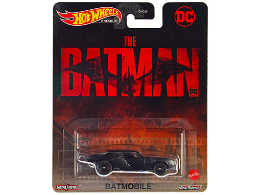Batmobile Matt Black "The Batman" (2022) Movie "DC Comics" Diecast Model Car by Hot Wheels free shipping USA