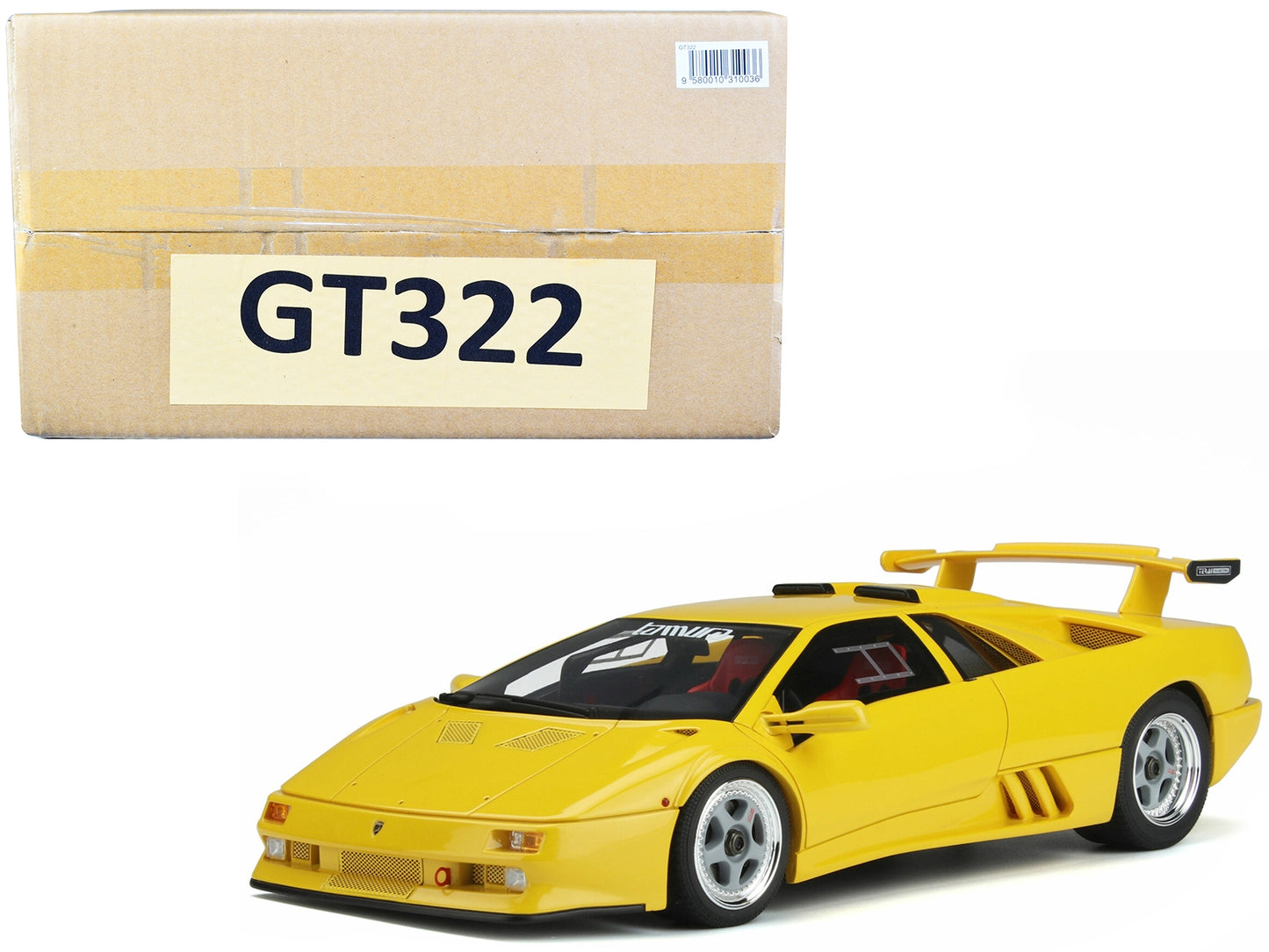 1995 Lamborghini Diablo Jota Corsa Yellow "Tamura" 1/18 Model Car