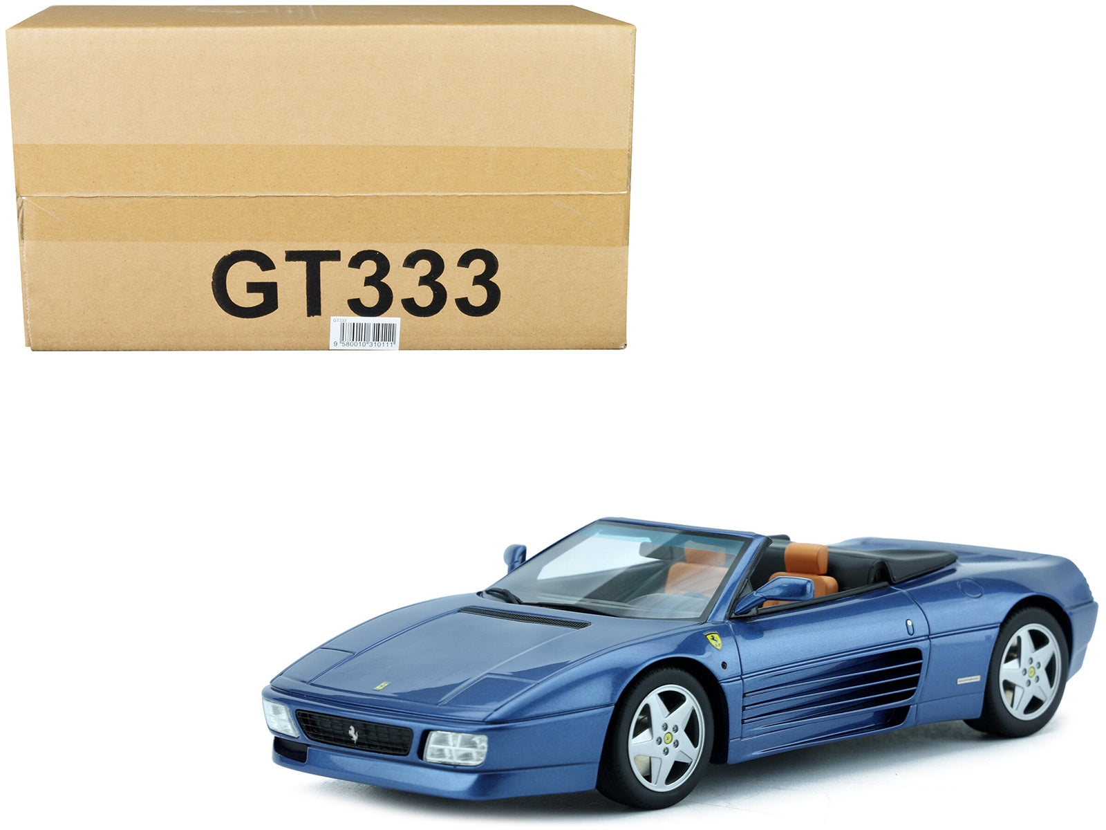 1993 Ferrari 348 Spider Tour de France Blue Metallic 1/18 Model Car by GT Spirit - Premium Ferrari Models from GT Spirit - Just $185.75! Shop now at Rapidvehicles