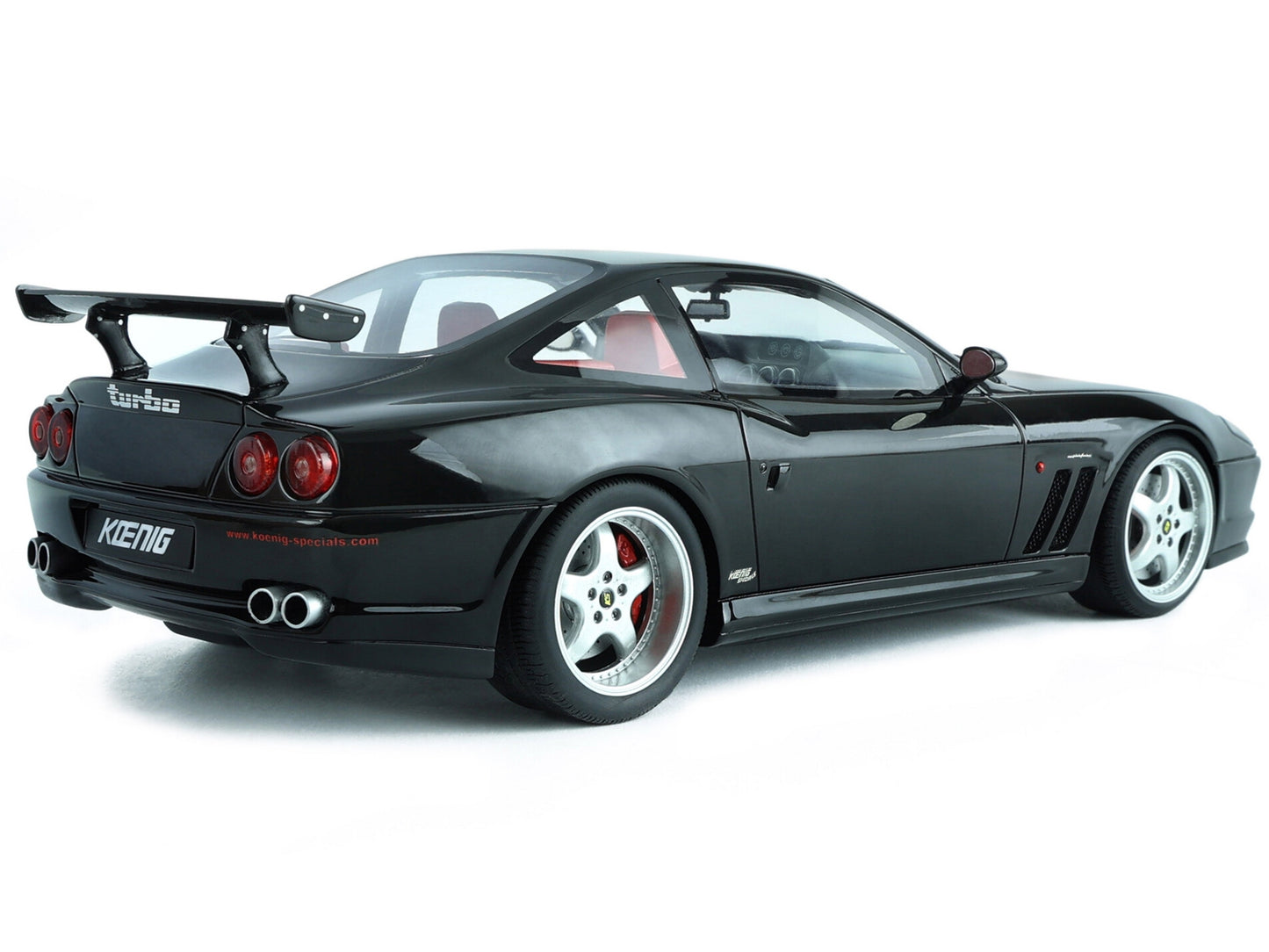 1997 Ferrari 550 "Koenig Special" Black with Red Interior 1/18 - Premium Ferrari Models from GT Spirit - Just $223.99! Shop now at Rapidvehicles