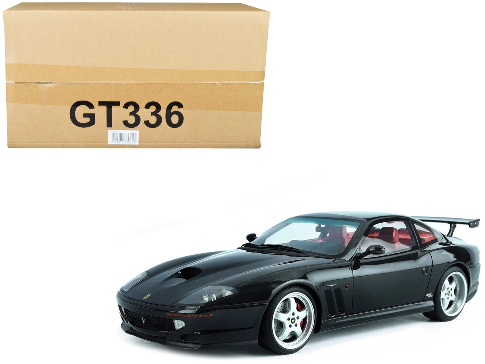 1997 Ferrari 550 "Koenig Special" Black with Red Interior 1/18 - Premium Ferrari Models from GT Spirit - Just $223.99! Shop now at Rapidvehicles