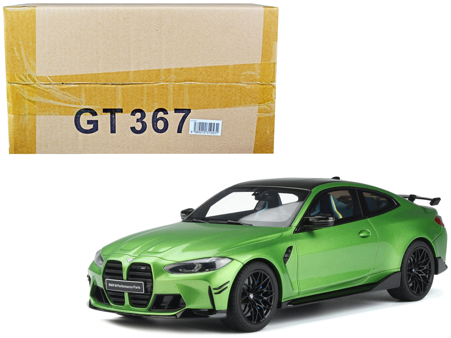 BMW M4 (G82) M Performance Green Metallic with Black Top 1/18 - Premium BMW Models from GT Spirit - Just $201.59! Shop now at Rapidvehicles