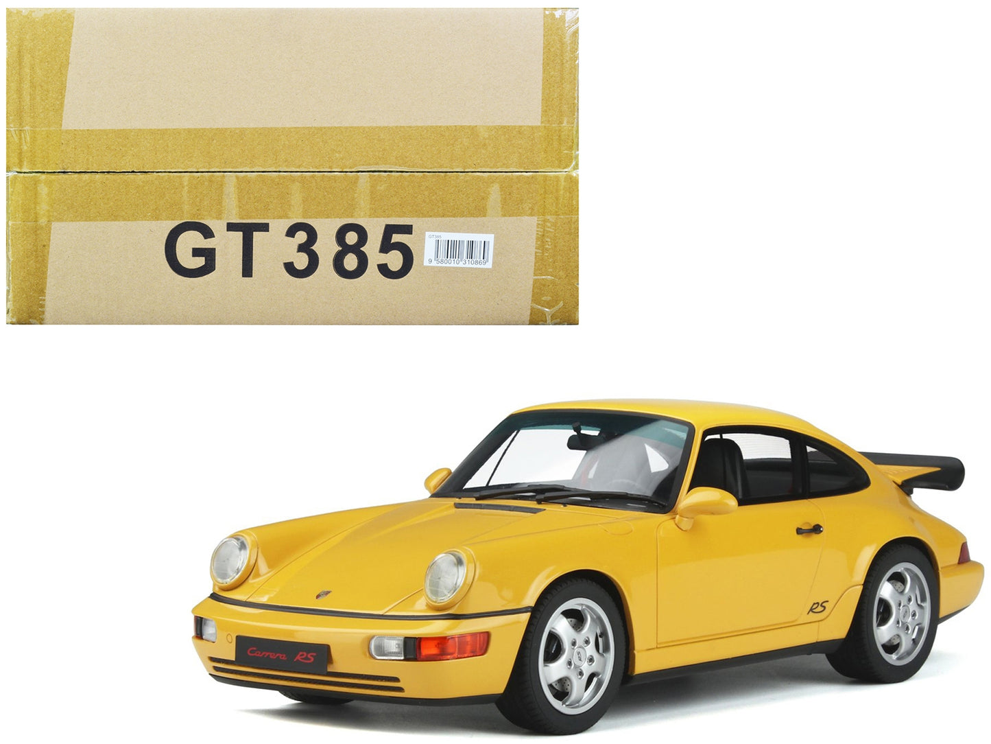 Porsche 964 RS America Yellow 1/18 Model Car by GT Spirit - Premium Porsche Models from GT Spirit - Just $185.99! Shop now at Rapidvehicles