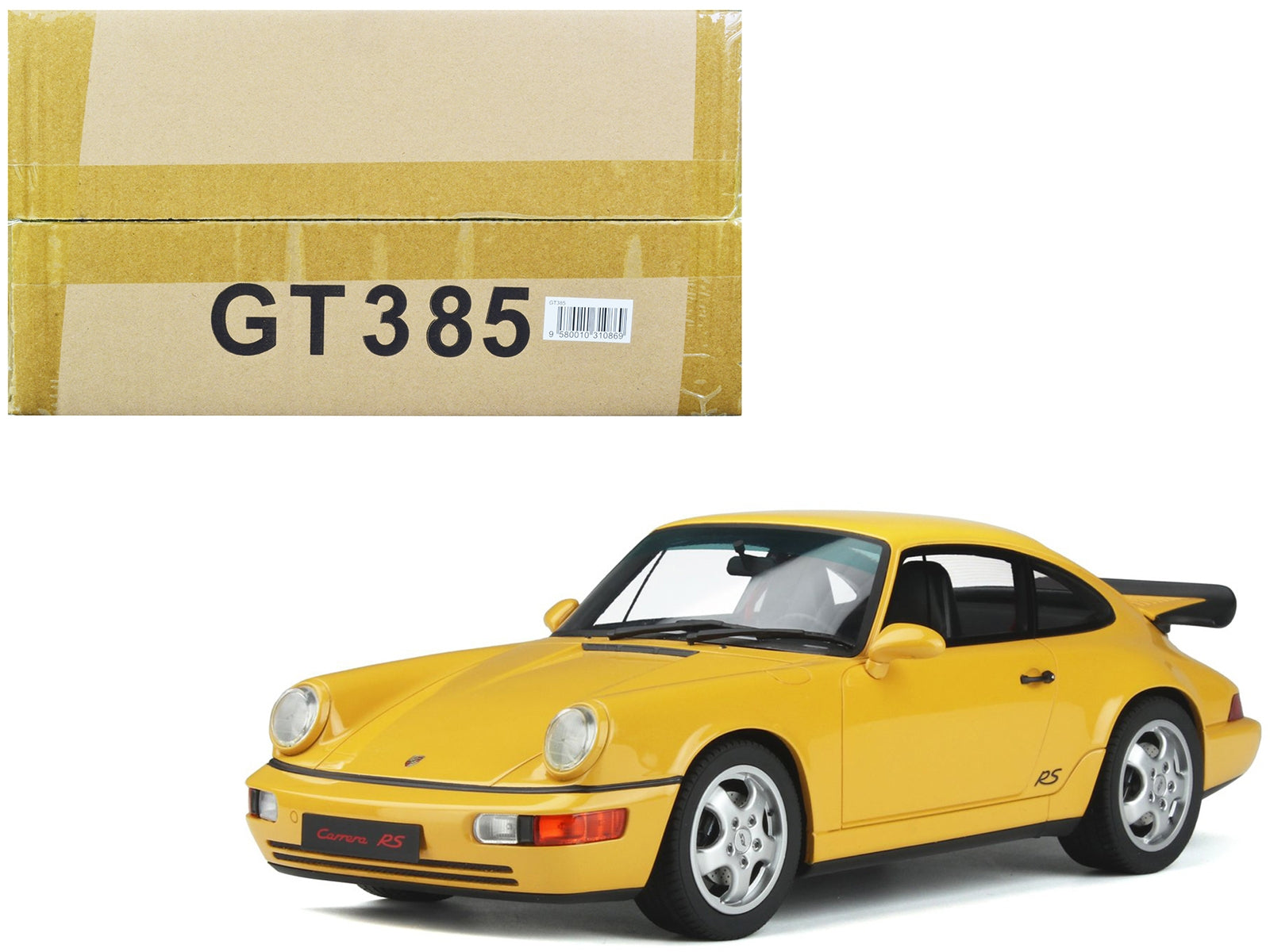 Porsche 964 RS America Yellow 1/18 Model Car by GT Spirit - Premium Porsche Models from GT Spirit - Just $185.99! Shop now at Rapidvehicles