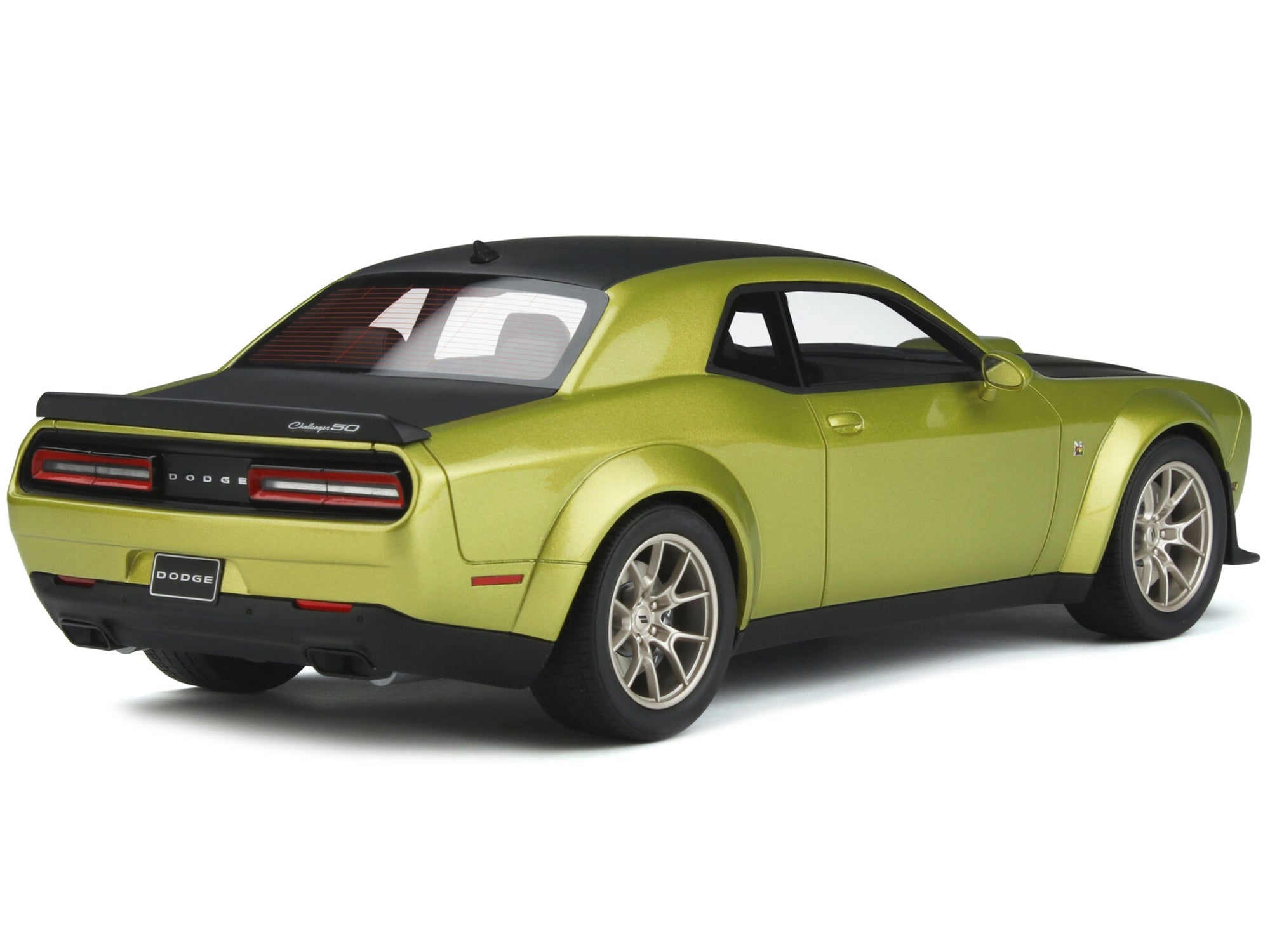 2020 Dodge Challenger R/T Scat Pack Widebody 50th Anniversary Green Metallic 1/18 Model Car by GT Spirit - Premium Dodge Models from GT Spirit - Just $176.99! Shop now at Rapidvehicles