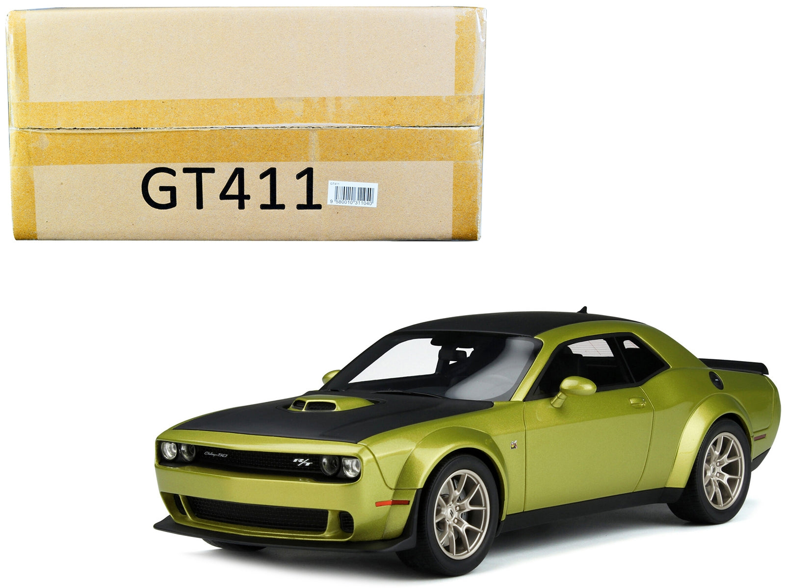 2020 Dodge Challenger R/T Scat Pack Widebody 50th Anniversary Green Metallic 1/18 Model Car by GT Spirit - Premium Dodge Models from GT Spirit - Just $176.99! Shop now at Rapidvehicles