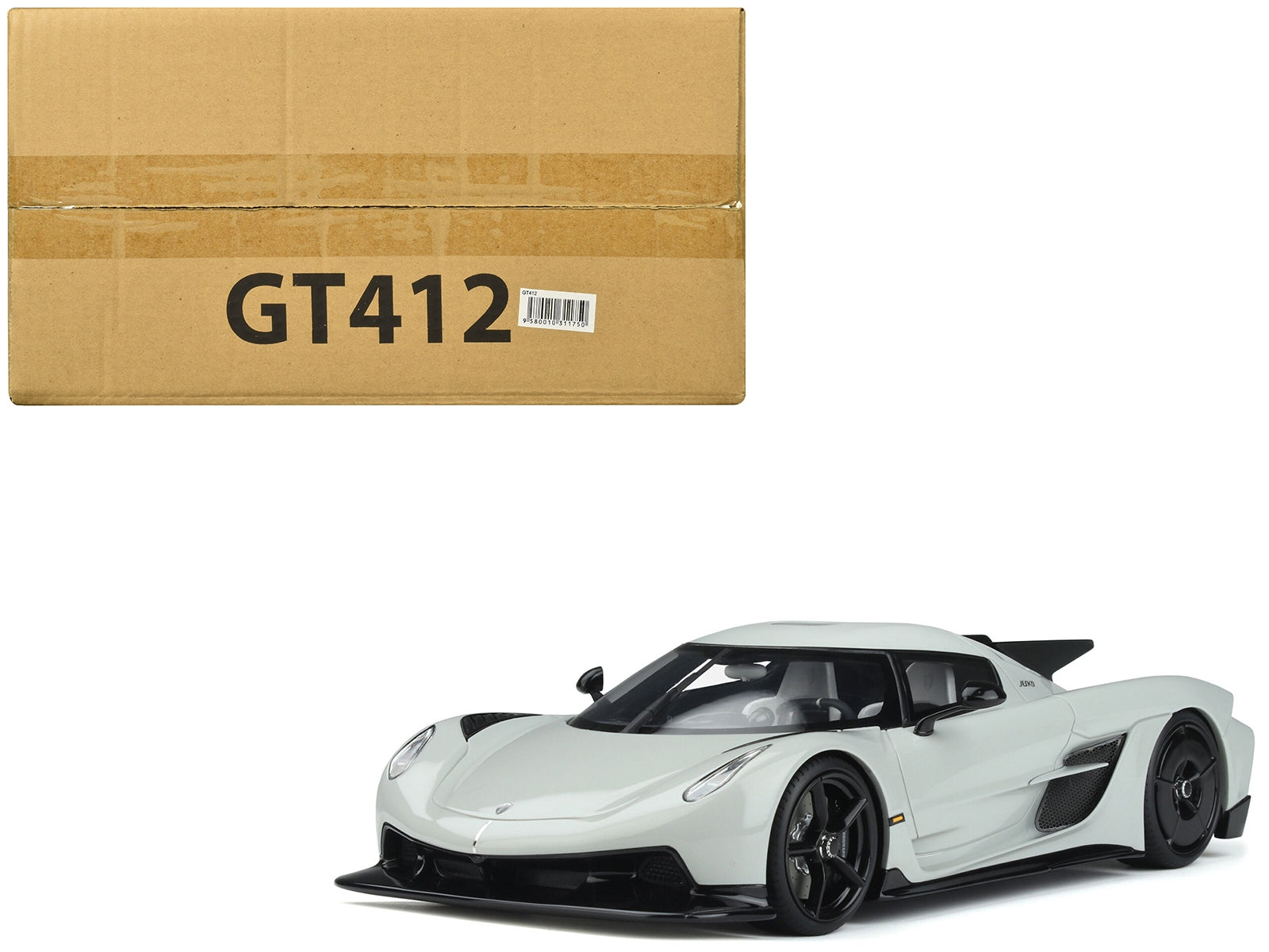 2022 Koenigsegg Jesko Absolut White Metallic 1/18 Model Car by GT Spirit - Premium Koenigsegg Models from GT Spirit - Just $171.99! Shop now at Rapidvehicles